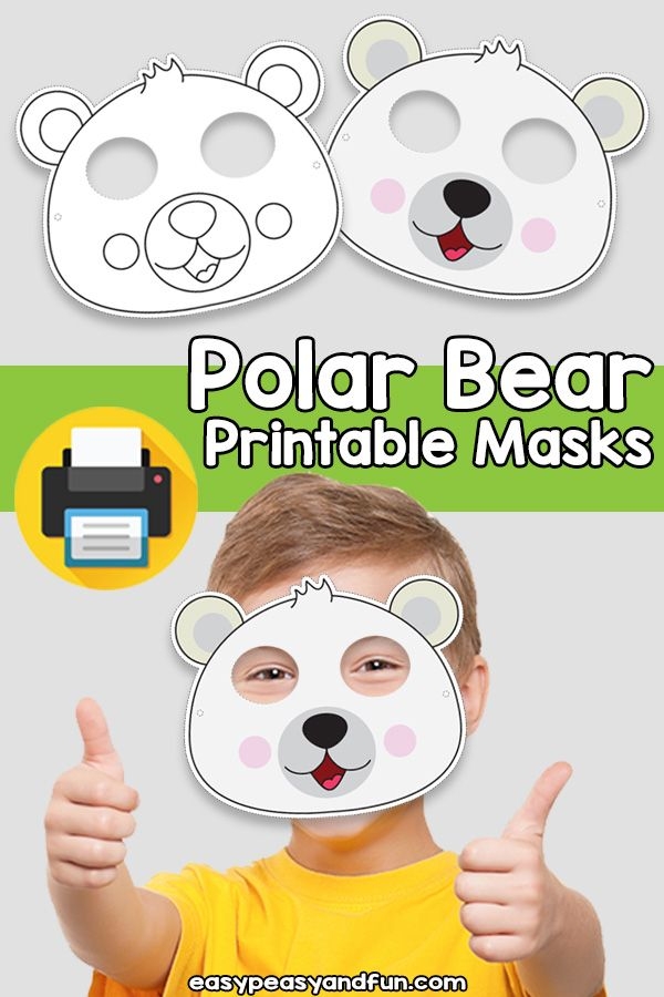 Pin On Polar Bear Polar Bear Masks
