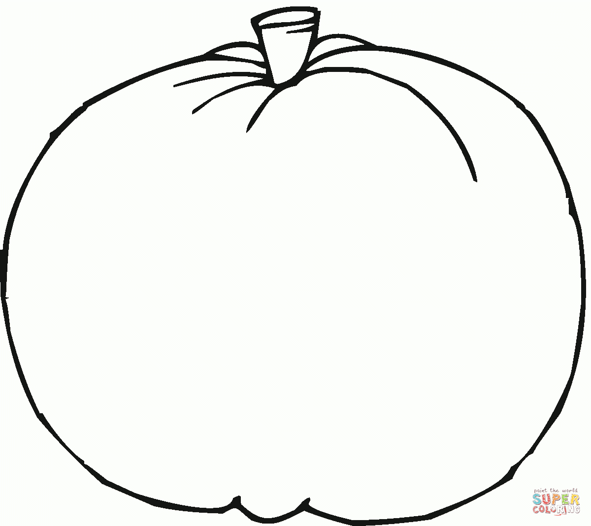 Pingail On Autumn Pumpkin Coloring Pages Pumpkin Outline Pumpkin