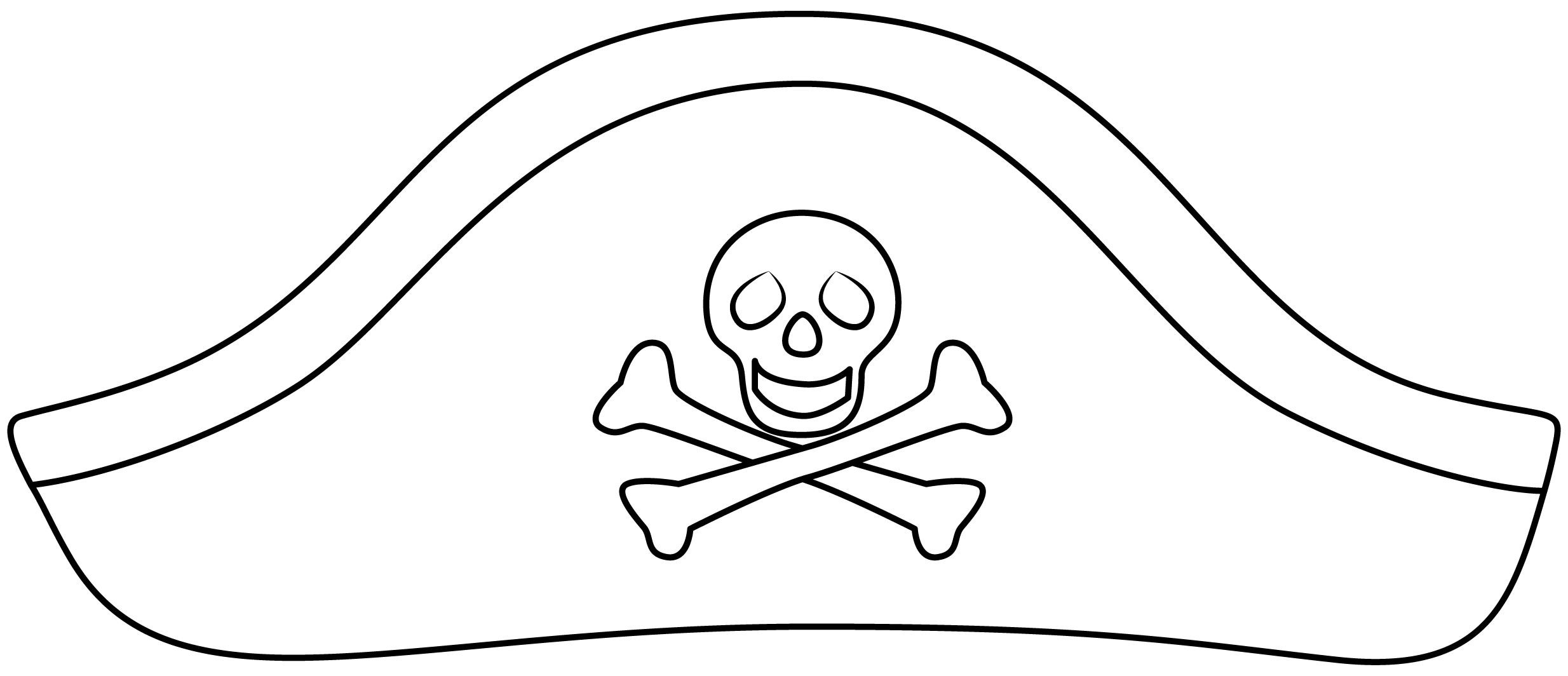 Pirate Hat Printable Template Free Printable Papercraft Templates 