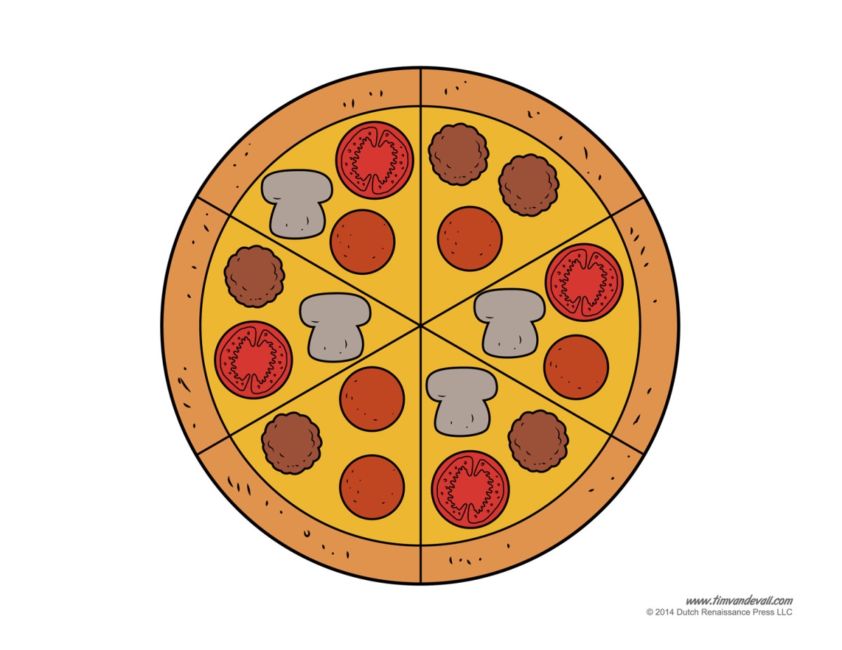 Pizza template printable Tim 39 s Printables