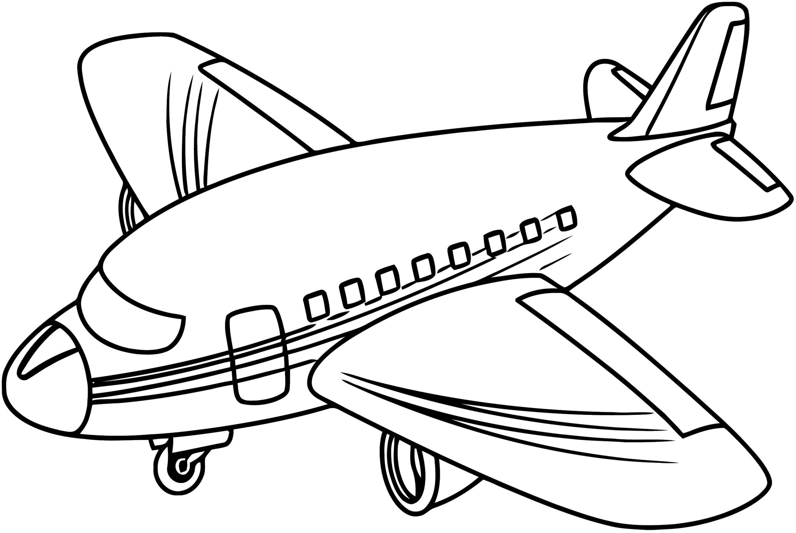Plane We Coloring Page 30 Wecoloringpage