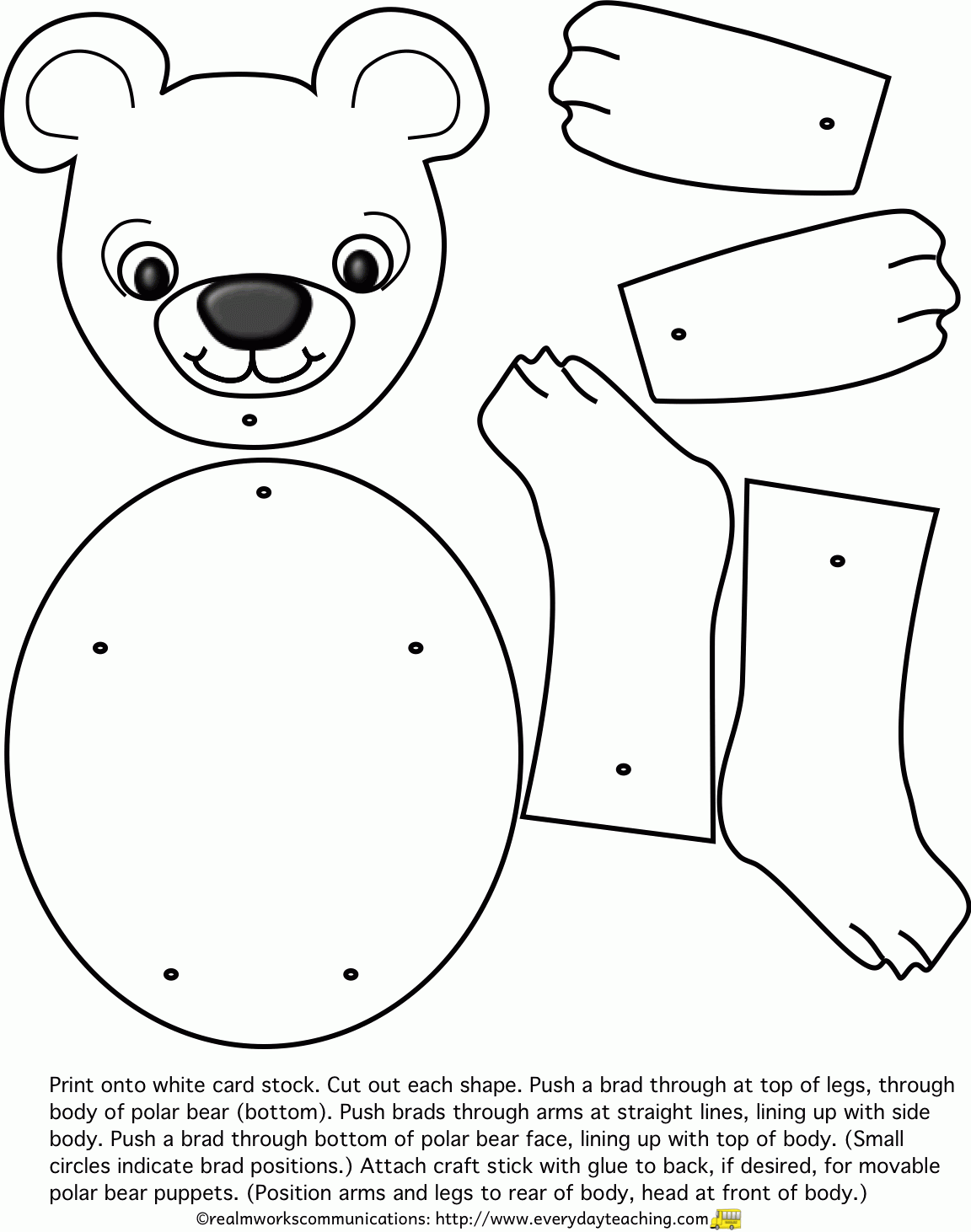 free printable polar bear