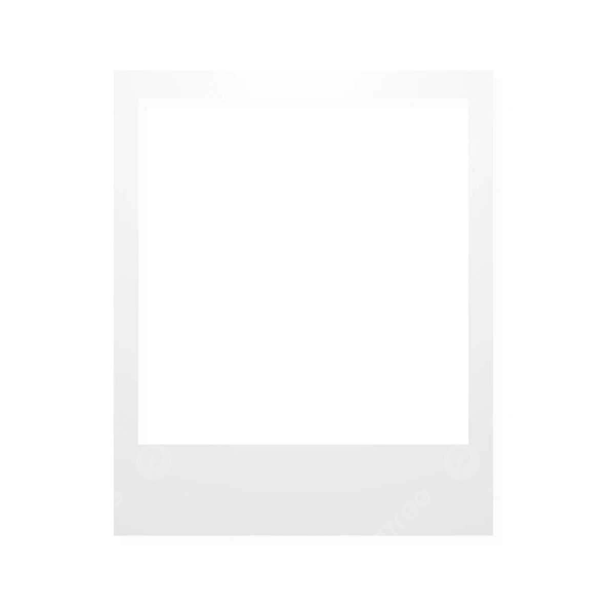 Polaroid Frame Template Transpa Background Infoupdate