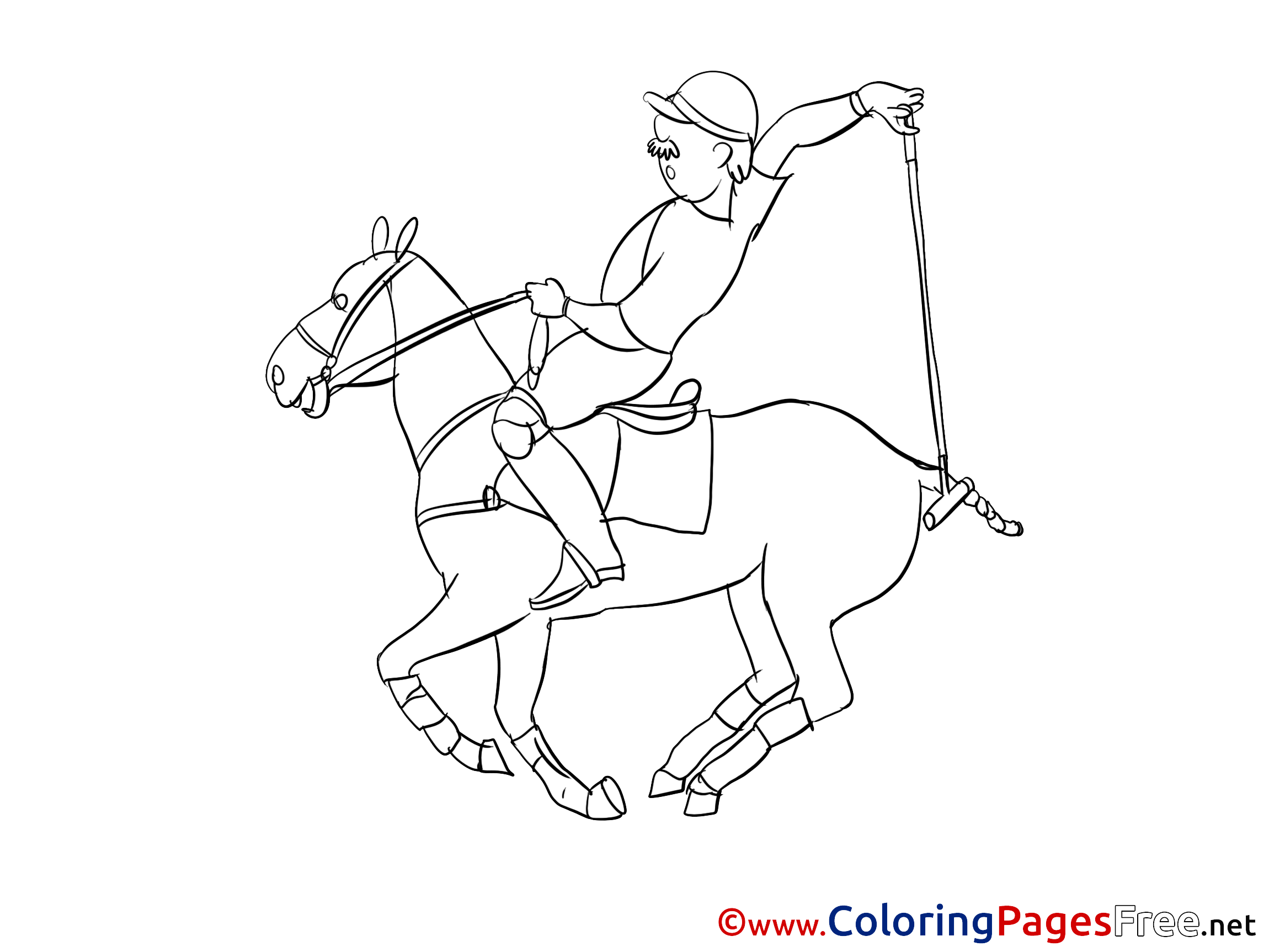 Polo Coloring Pages For Free