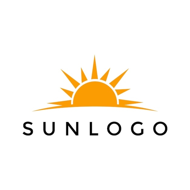 Premium Vector Simple Sun Logo Design Template