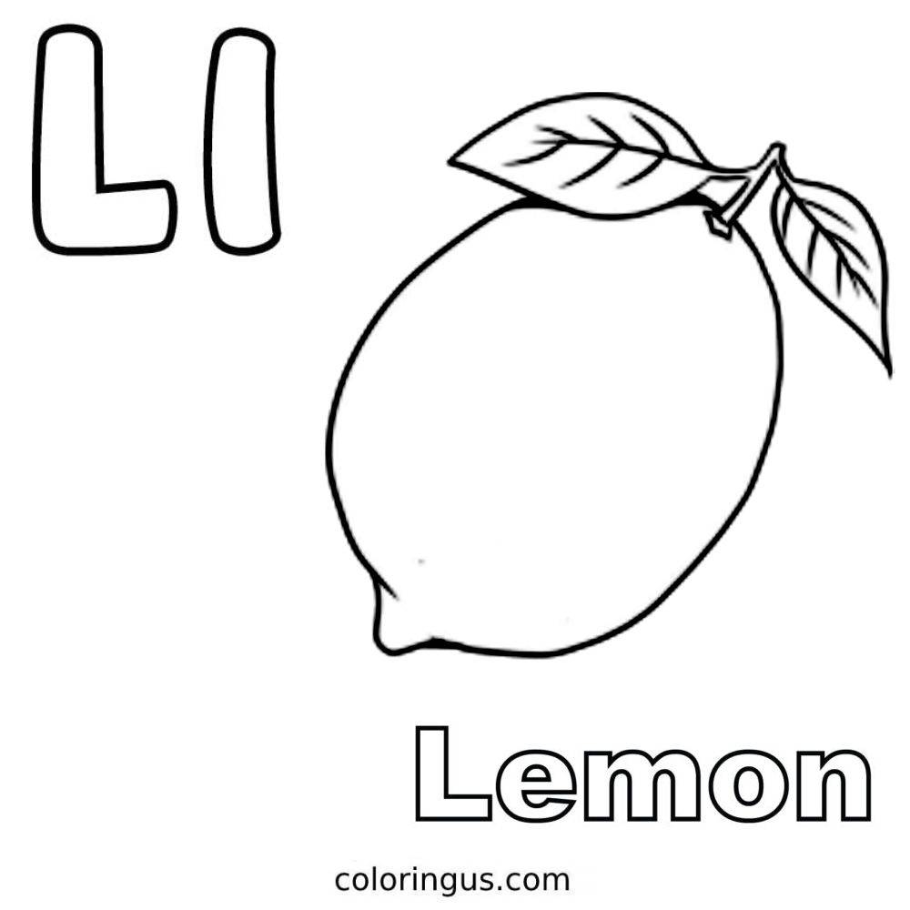 Preschool Letter L Coloring Pages Coloring Pages