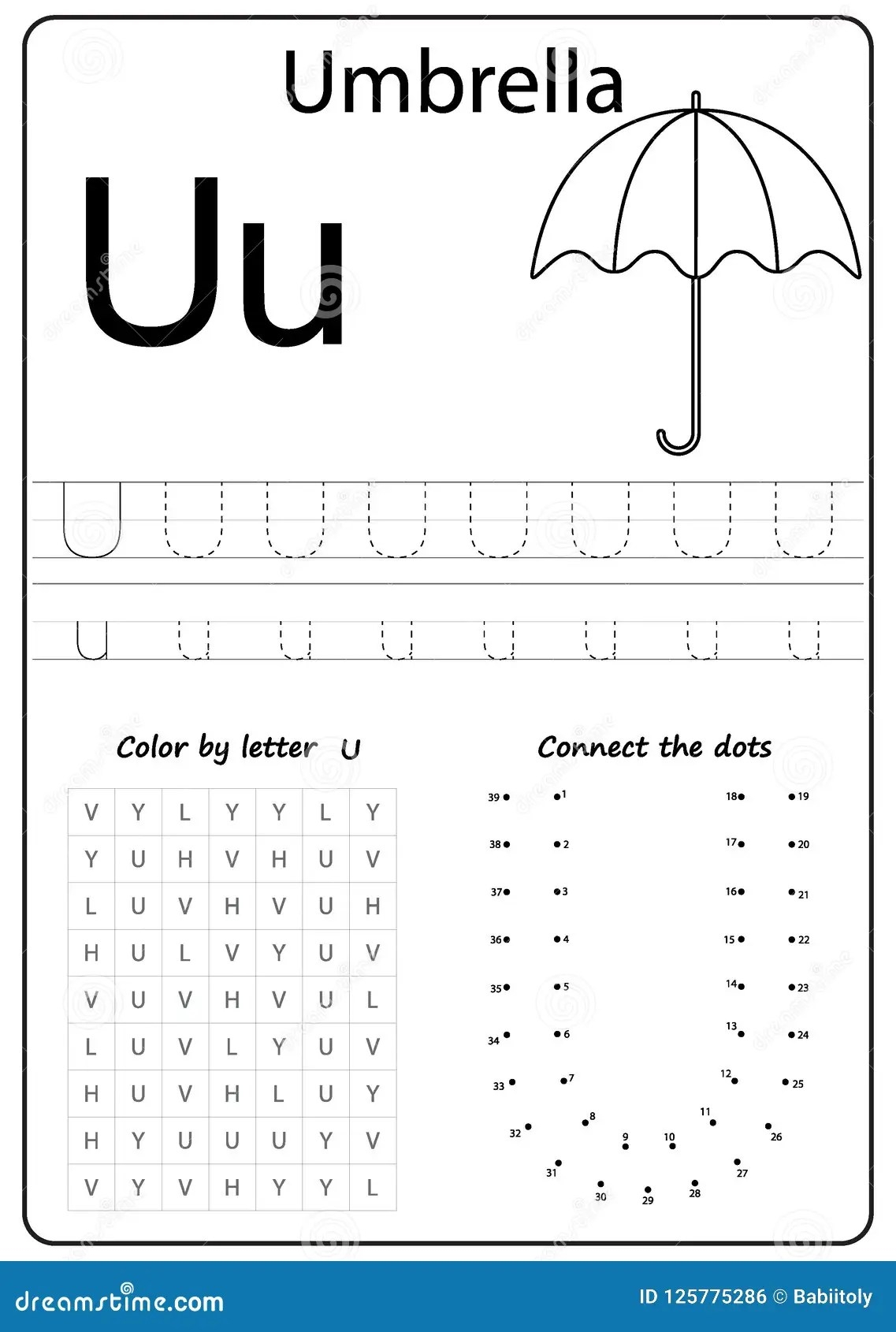 letter u printables