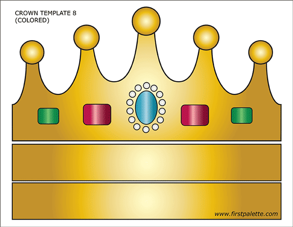 Prince And Princess Crown Templates Free Printable Templates 