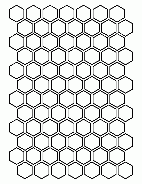 Printable 1 Inch Hexagon Template Artofit
