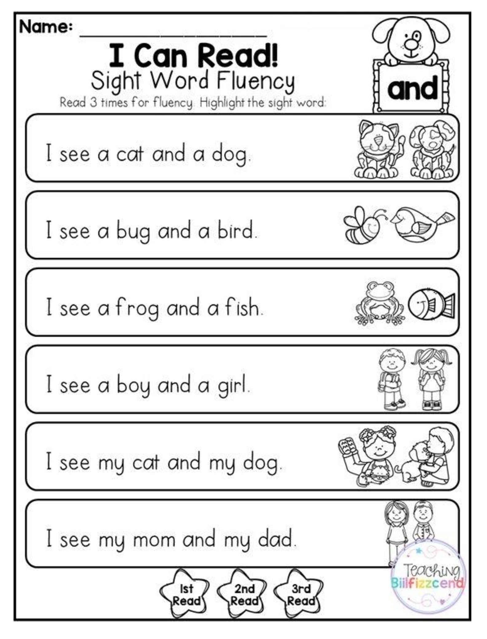 printable 1st grade worksheets