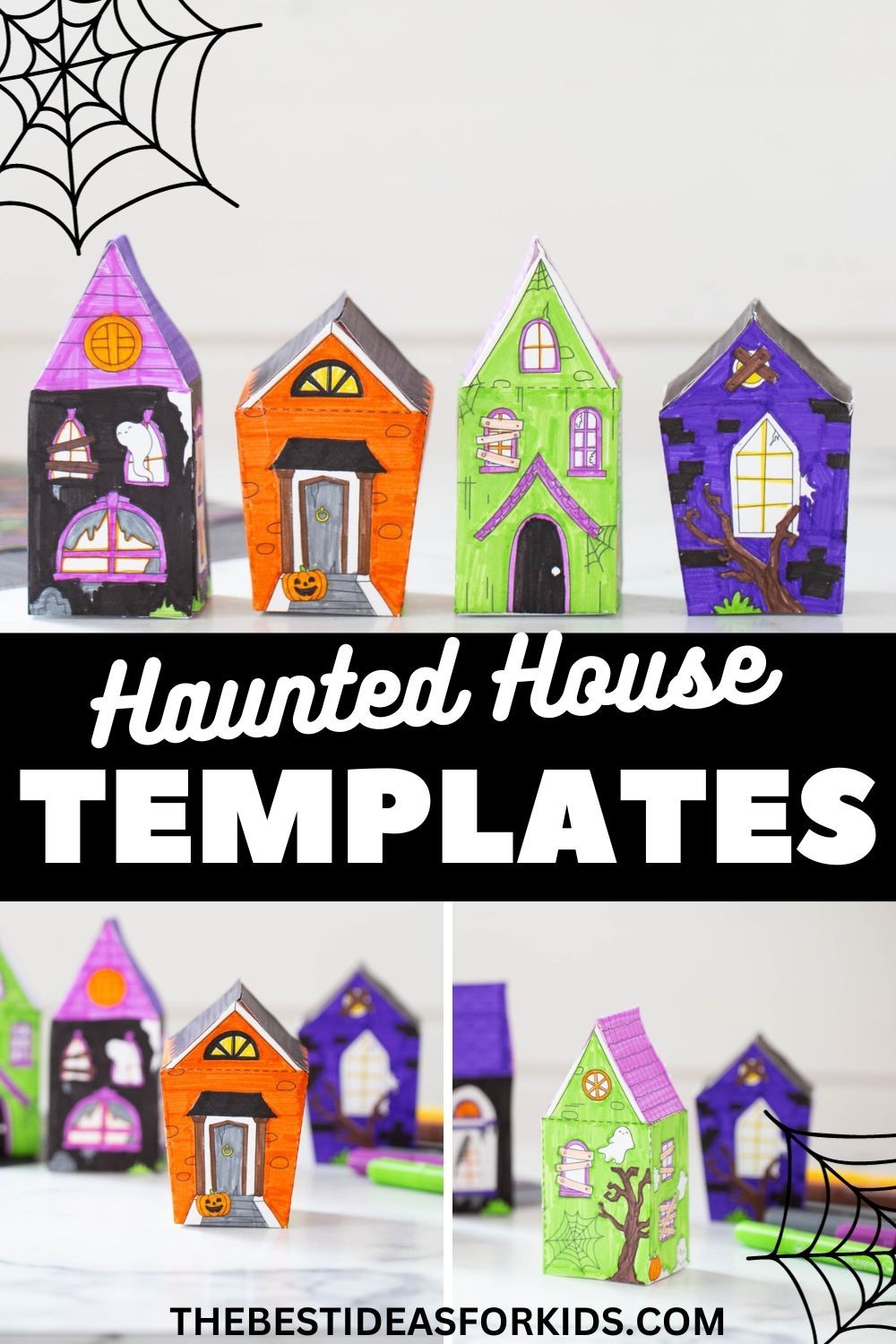 Printable 3d Haunted House Template NBKomputer