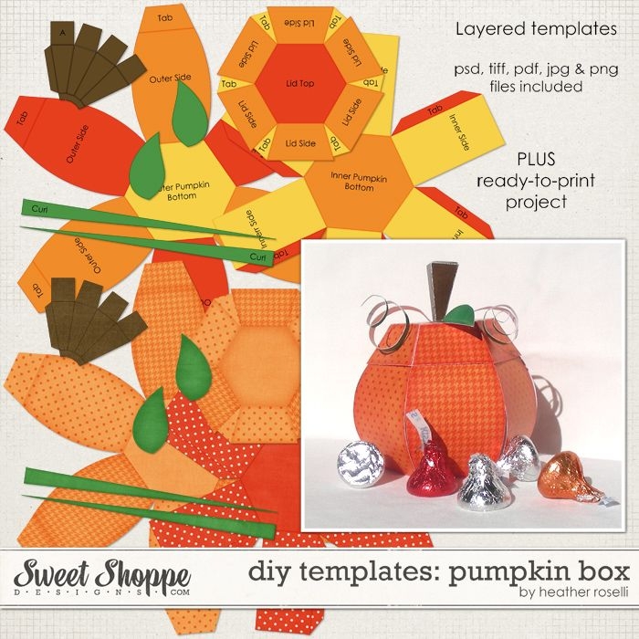 Printable 3d Paper Pumpkin Templates Get What You Need For Free