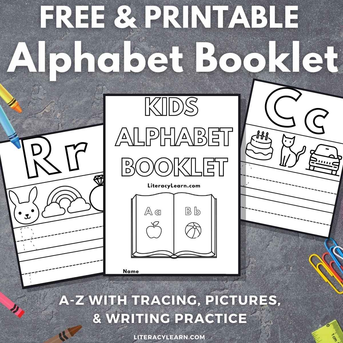 free printable alphabet book templates