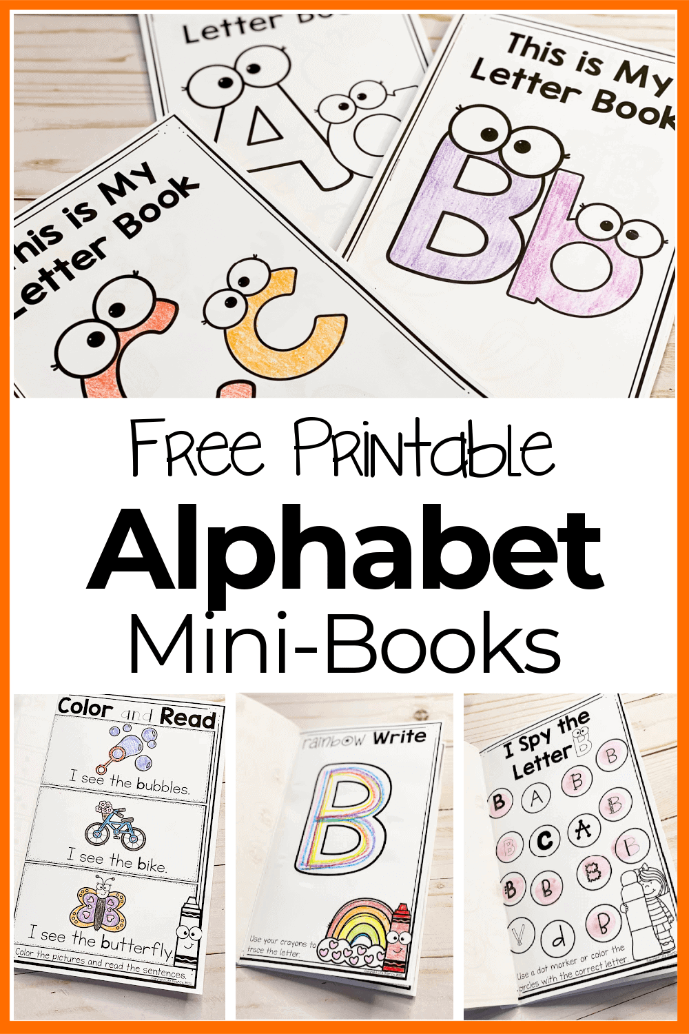 printable alphabet books for kids