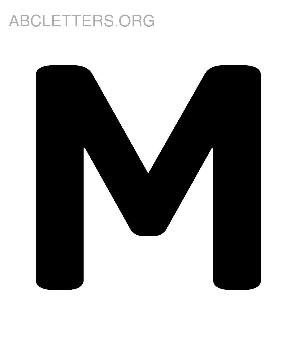 Printable Alphabet Letter M