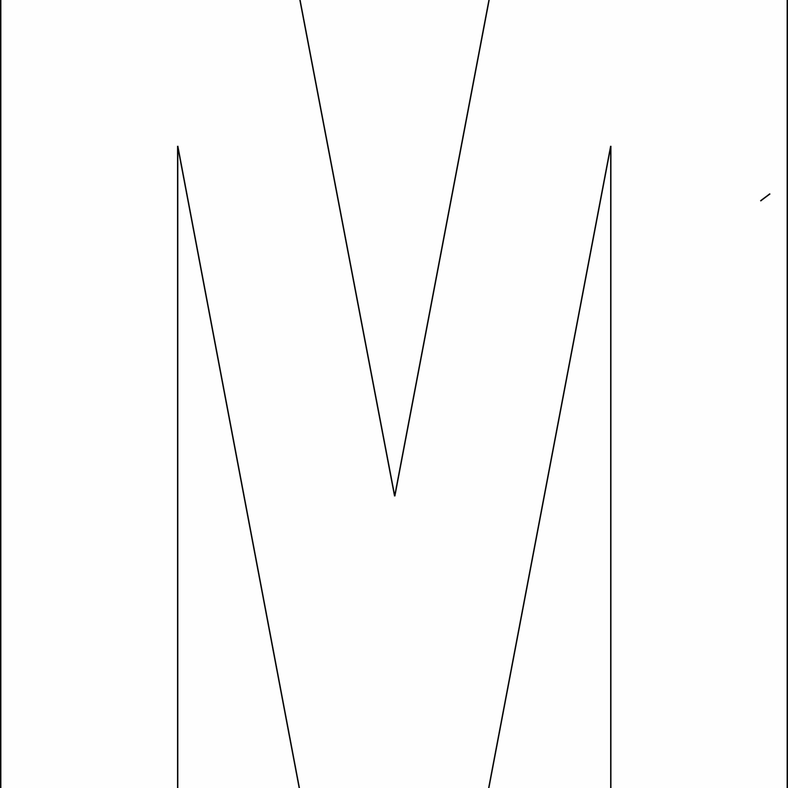 printable alphabet letter m