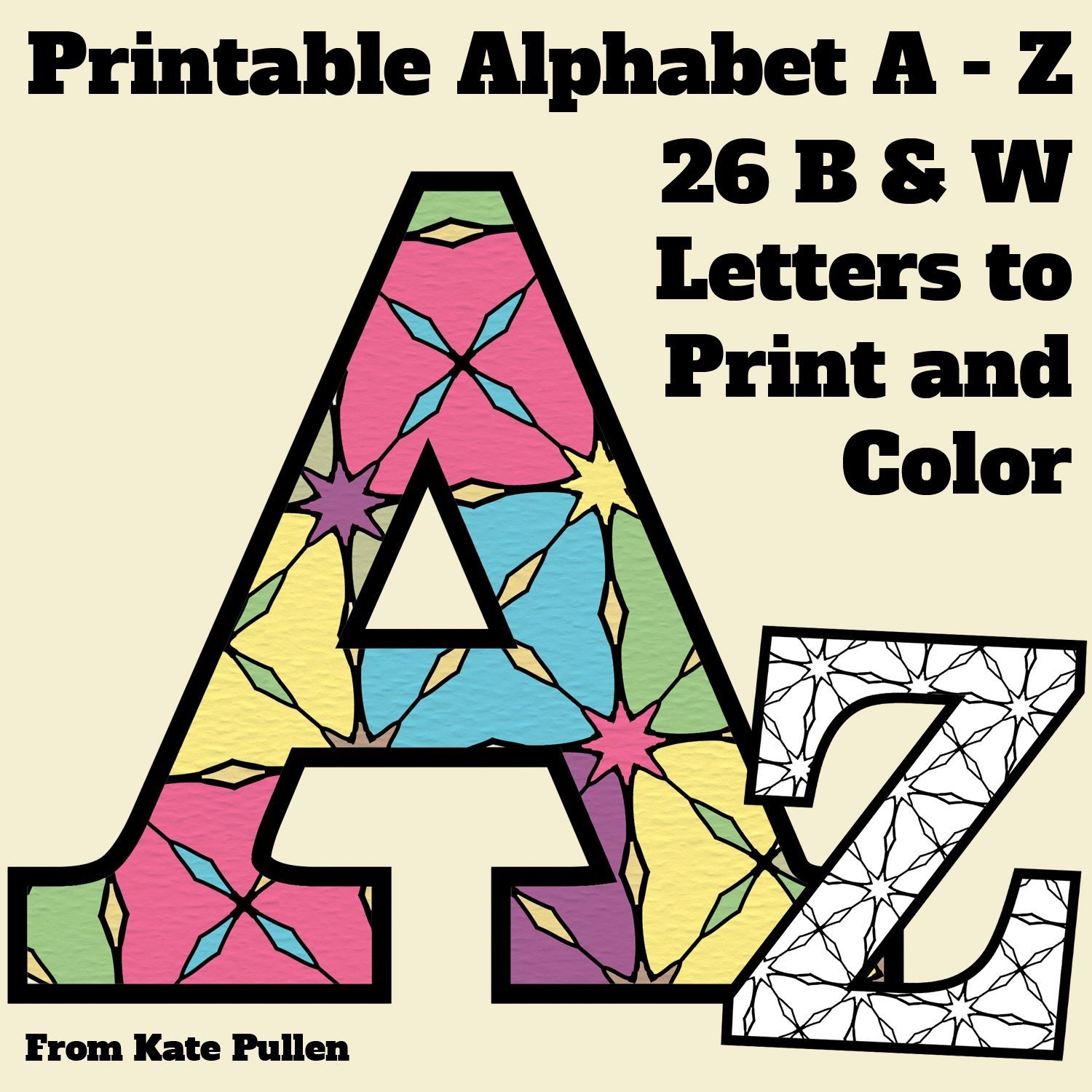 Printable Alphabet Letters Free Printable Alphabet Letters Printable 