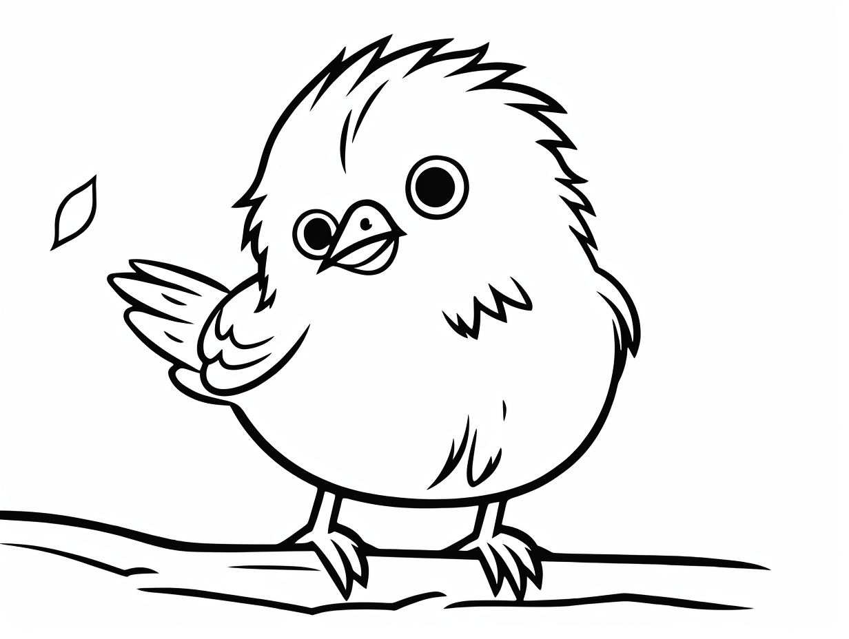 Printable Bird Coloring Sheet Coloring Page