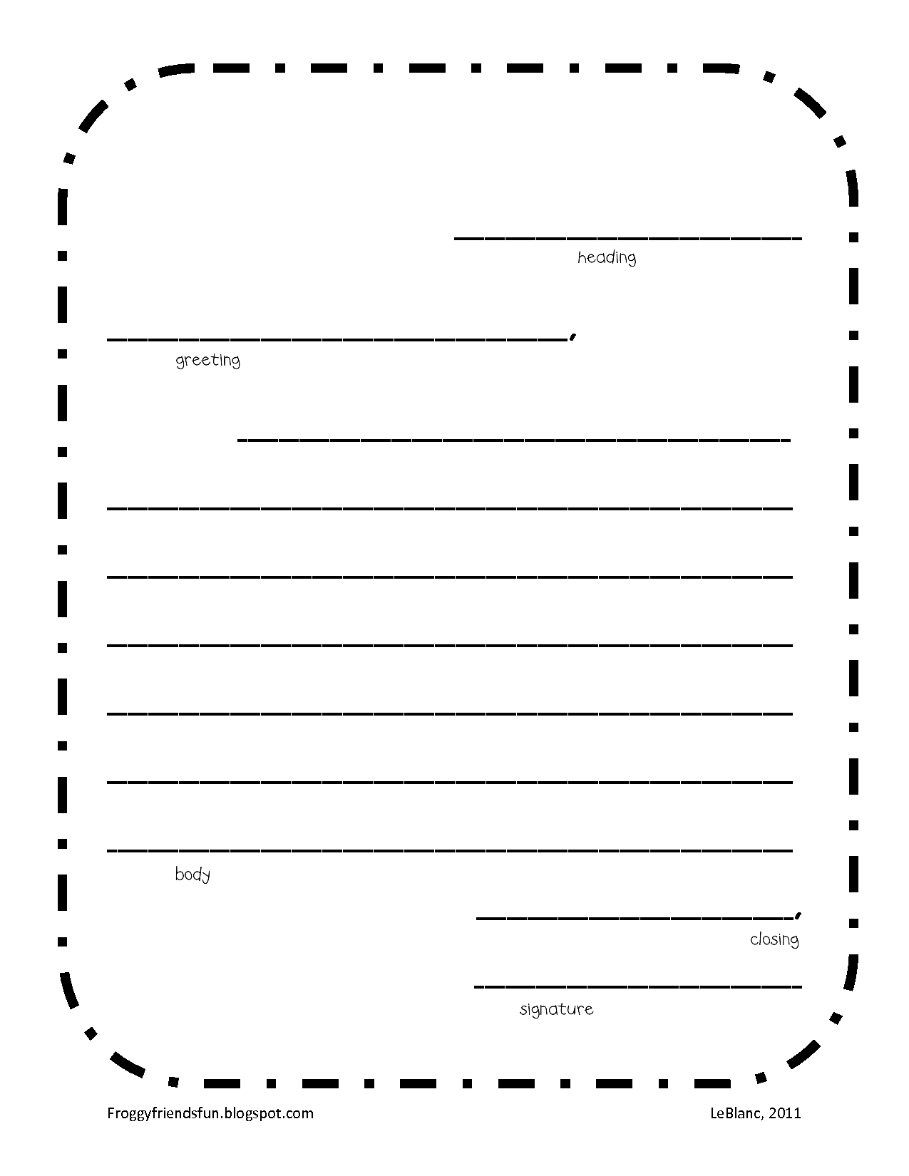 Printable Blank Letter Template Content Calendar Template