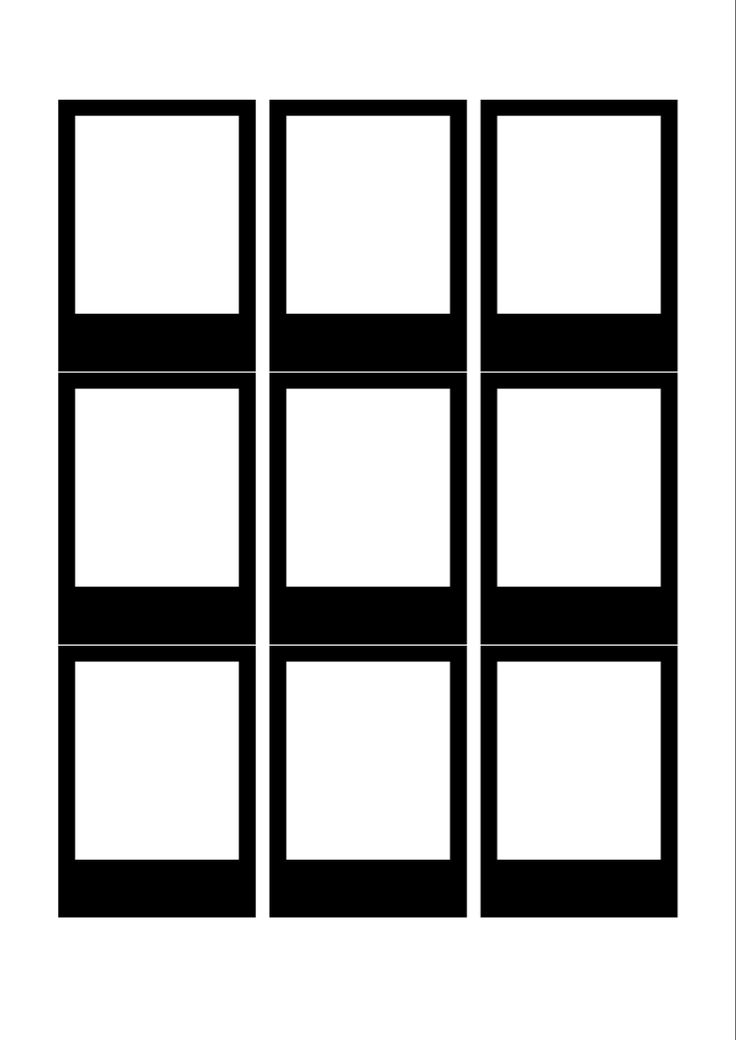 Printable Blank Polaroid Template Printable And Enjoyable Learning