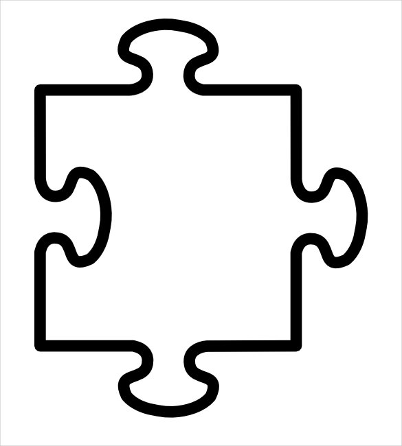 free printable blank puzzle pieces