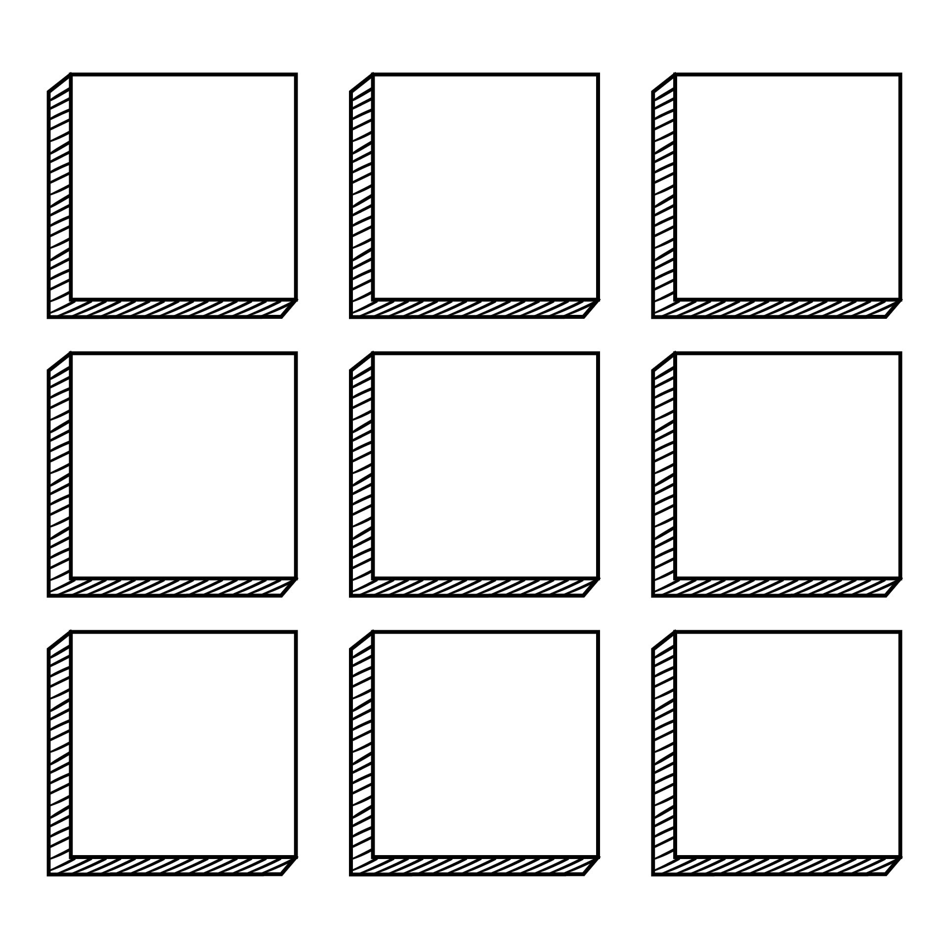 printable blank square template