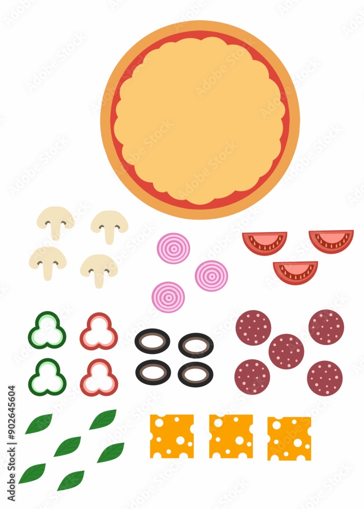 Printable Build A Pizza Make A Pizza Worksheet Make Your Own Pizza 