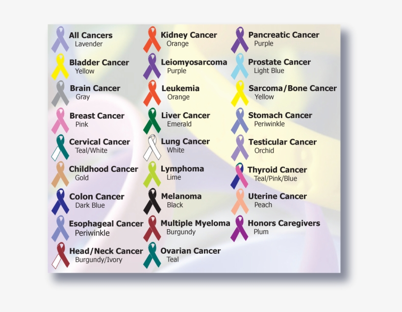 Printable Cancer Ribbon Template