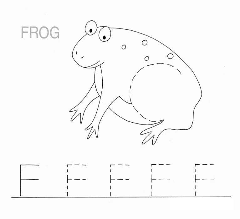 Printable Capital Letter F Tracing Worksheets Free Download And Print