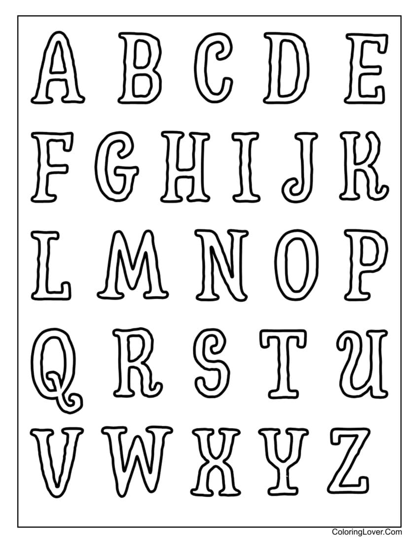 cute coloring page printable