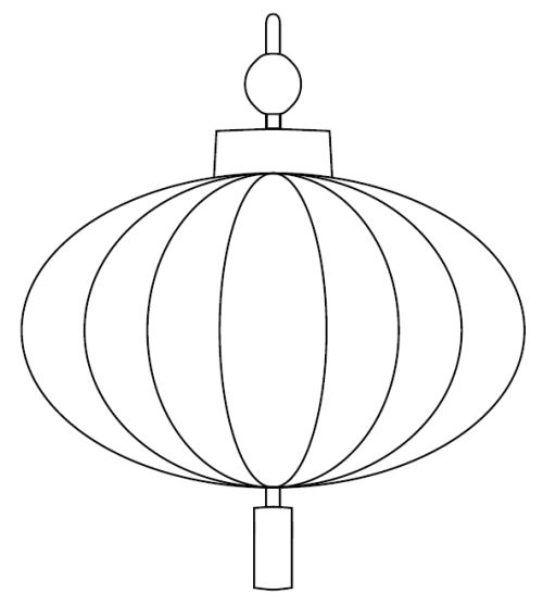 Printable Chinese Lantern Template Printable Word Searches