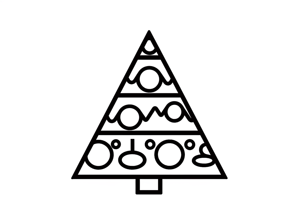 tree to color printable