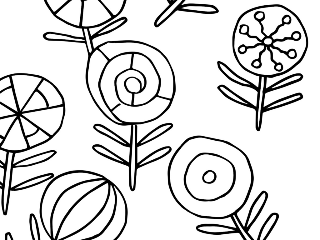 Printable Coloring Page Marias Place