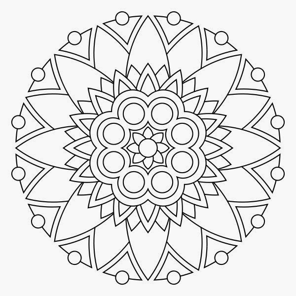 printable mandala coloring pages