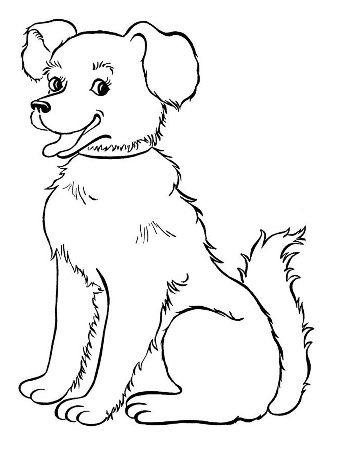 printable dog coloring pages pdf