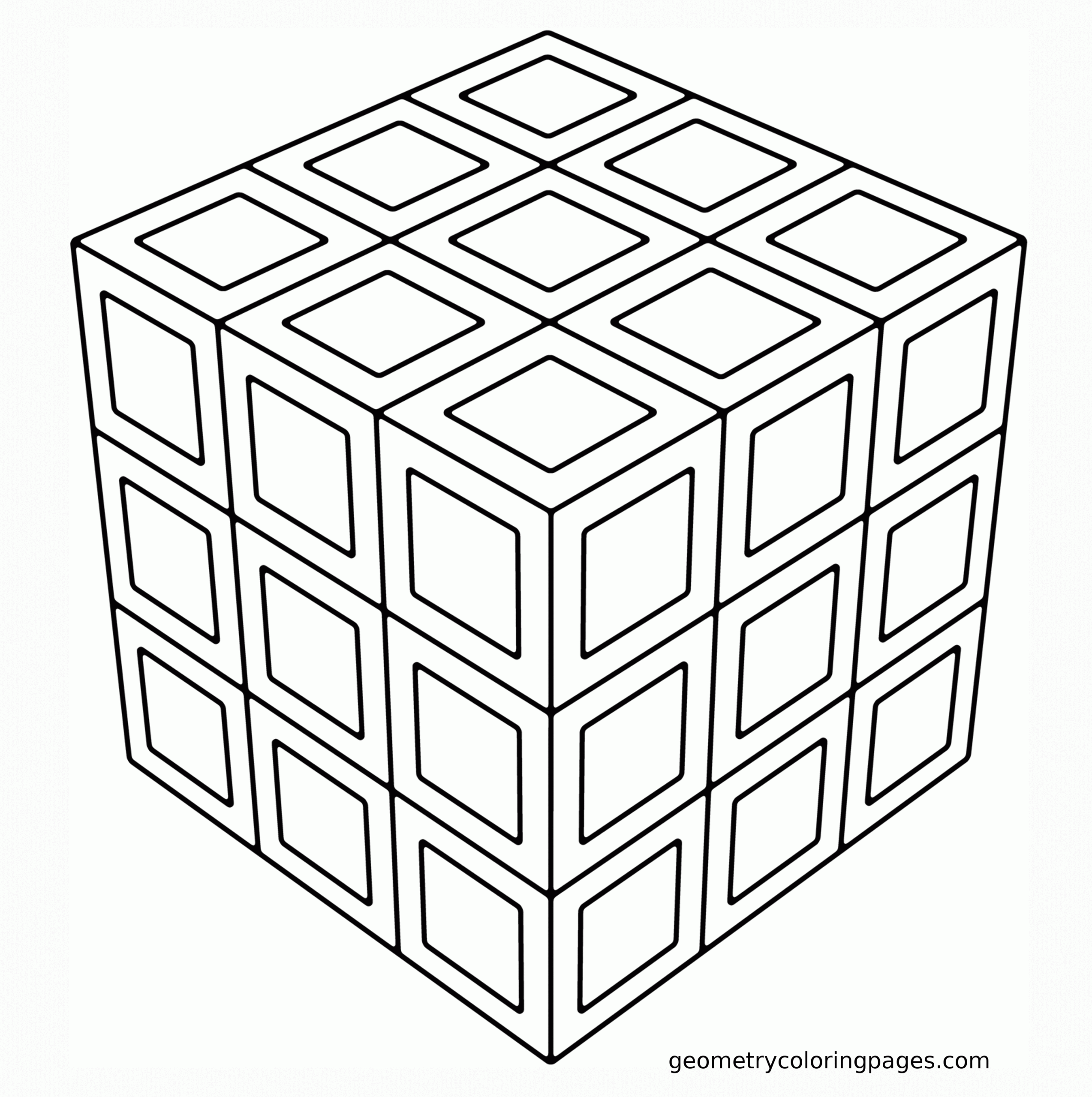 printable adult shapes coloring pages