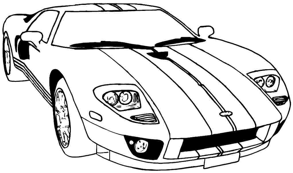 Printable Coloring Pages Of Sports Cars Coloring Home