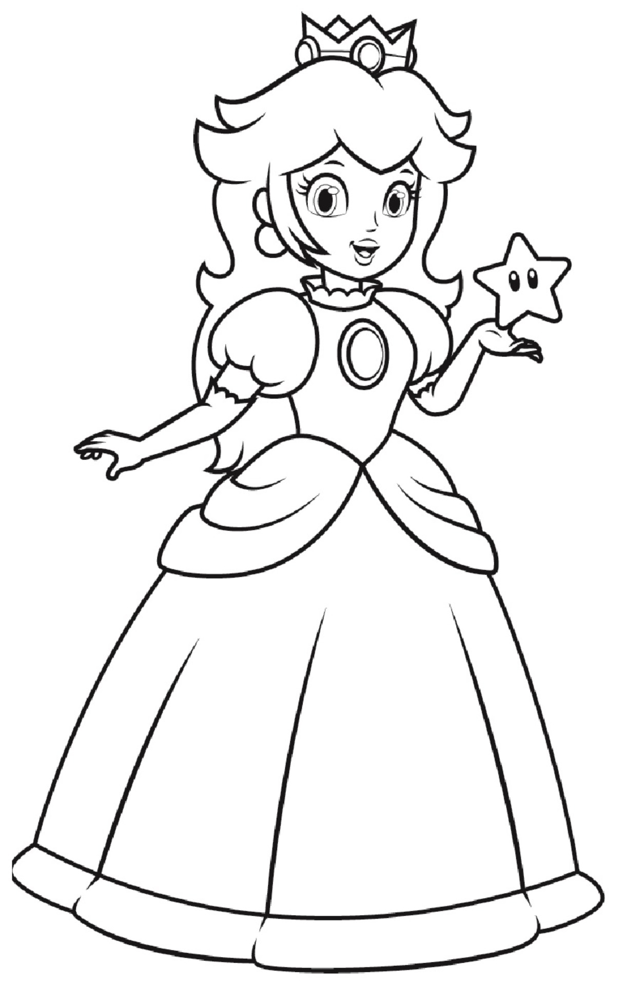 Printable Colouring Pages Of Mario And Luigi Free Coloring Sheet
