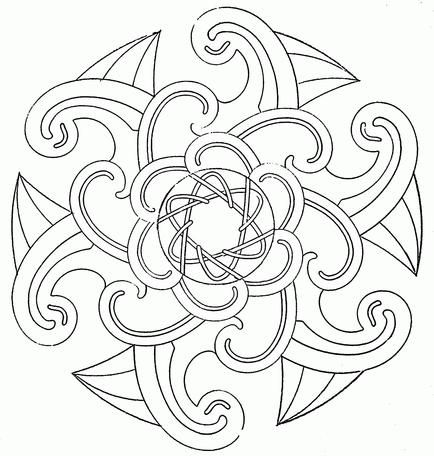Printable Cool Coloring Pages Designs Coloring Home