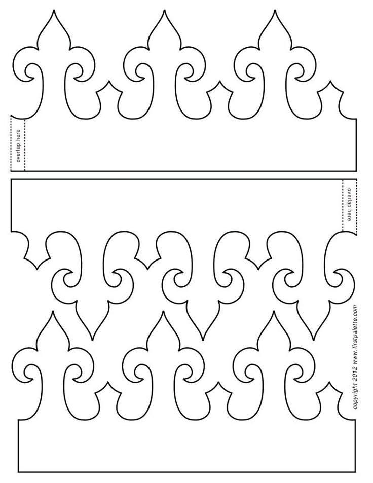 Printable Crown Template For King