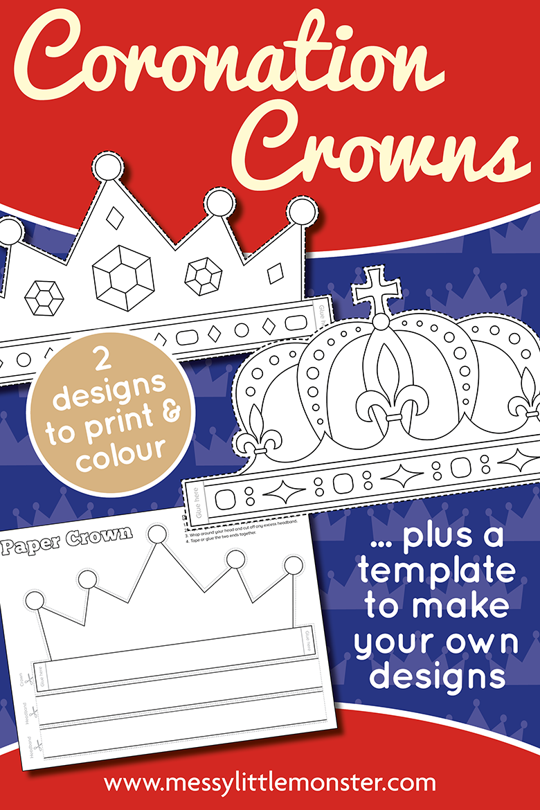 Printable Crown Template Make Your Own Paper Crown Craft Fit For A 