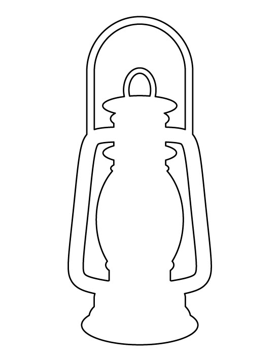 Printable Cut Out Lantern Template Free Templates Printable