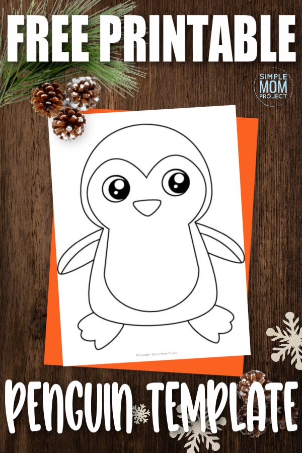 Printable Cut Out Penguin Template