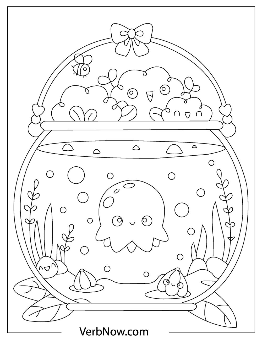 Printable Cute Coloring Page