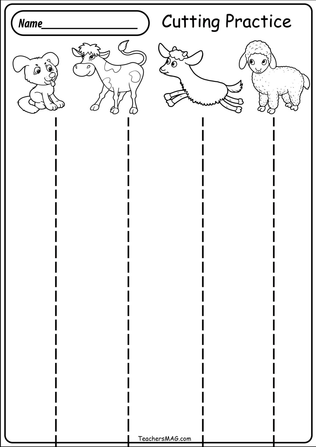 Printable Cutting And Pasting Worksheets For Preschoolers Pdf