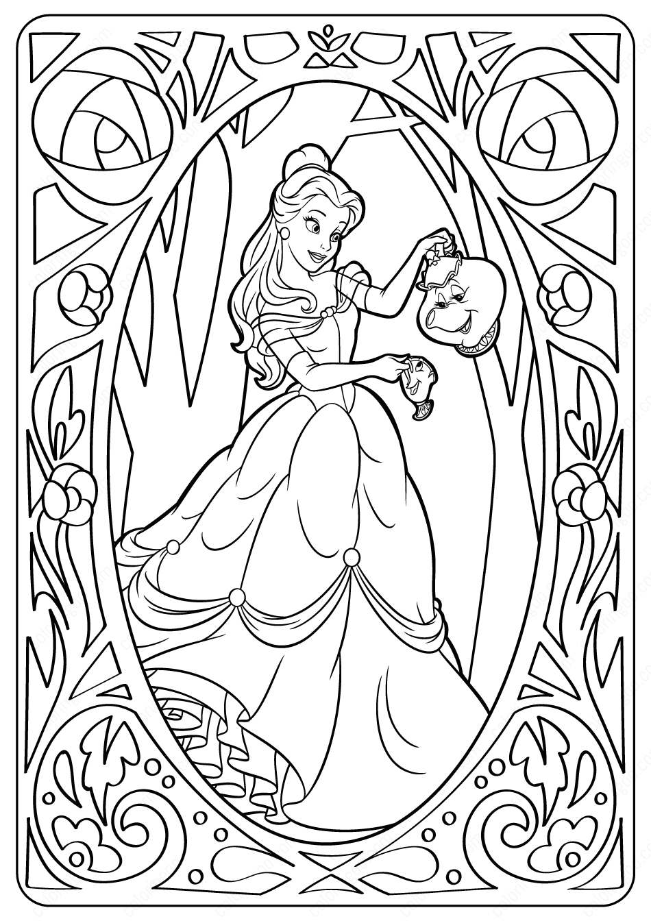 free printable Disney color pages