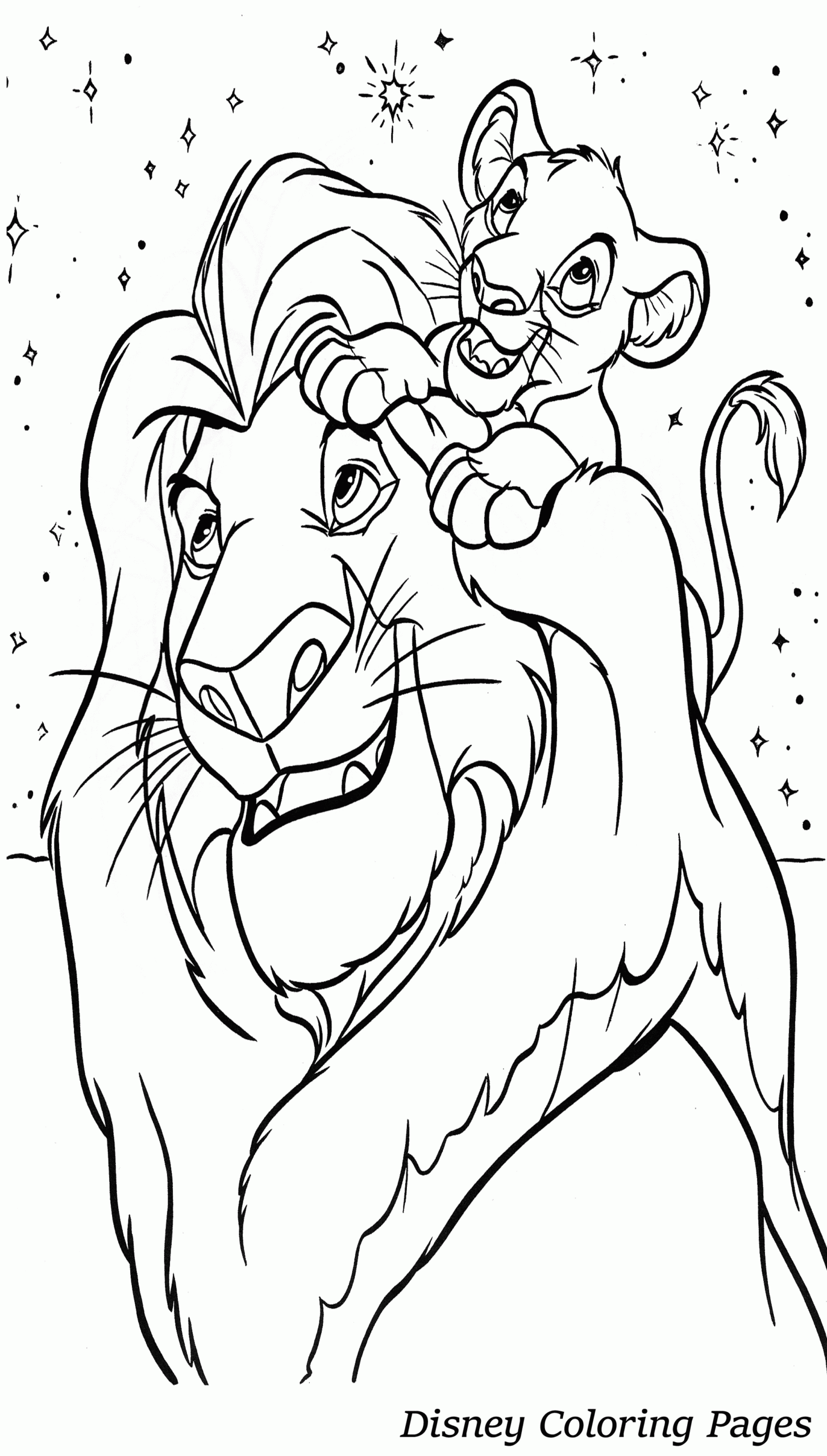 Printable Disney Color Pages