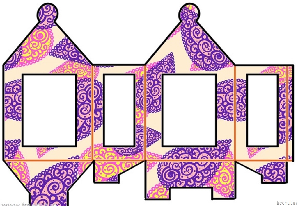 Printable Diy Paper Lantern Template Printable Online
