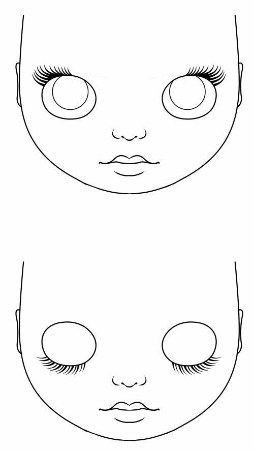 free printable doll template