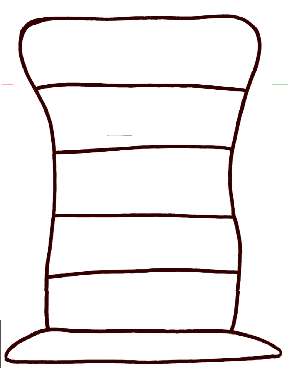 hat printable template